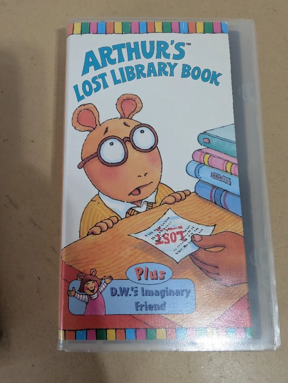 Lot Of 2 Arthur VHS Cartoons PBS Kids 90s Y2K Animated Media